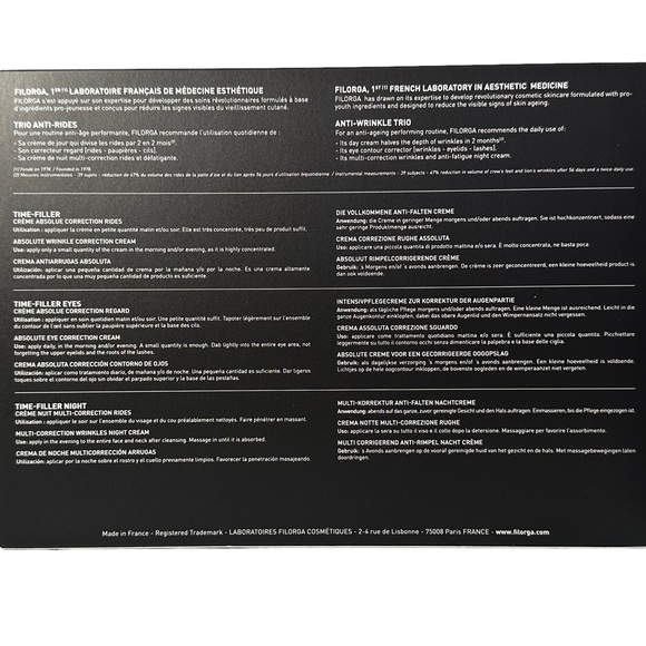 Filorga Paris Time-Filler Mission 100% Anti-Wrinkle Set Skin Care - Picture 7 of 9